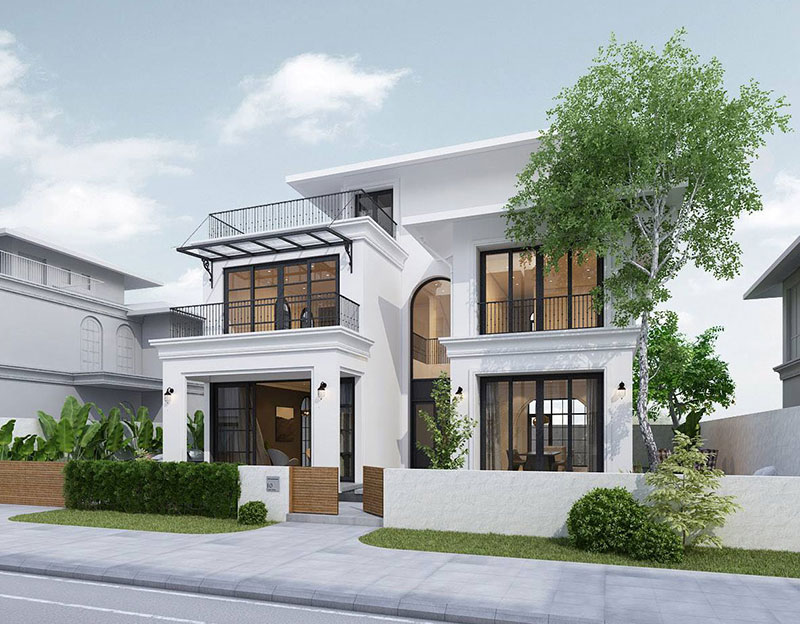 Biệt thự mini tân cổ điển