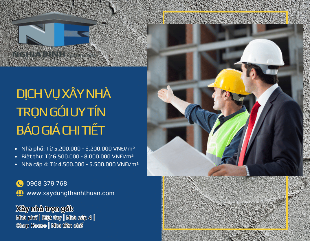 Dịch vụ xây nhà trọn gói uy tín báo giá chi tiết (1)